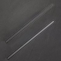 Extremely narrow floor drain replaceable core linear floor drain steel strip square simple shower room invisible floor drain