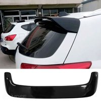 Black Spoiler for KIA Sportage Tail Fin 2011-2017 Carbon Paint Car Rear Wing Accessories