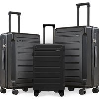 Lightweight Three-Piece Set 202428 Travel Luggage Set Silent Password Box Durable All-Wheel Travel Suitcase Trendy Polyester