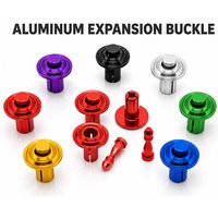 5/10PCS 6mm Aluminum Alloy Snap Expansion Screws Bolts Moto Body Trim Panel Fastener Screw Clips Motorcycle Accessories