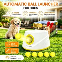Next-Gen Automatic Dog Ball Launcher, Interactive Dog Tennis Ball Thrower With 5 ETPU Balls-Non-Toxic, Interactive Dog Toy image 4