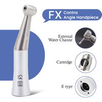 Low Speed Dental Contra Angle Handpiece FX Style 20000rpm 1:1 Direct Drive ø2.35mm CA Burs Compatible Dentistry Tools