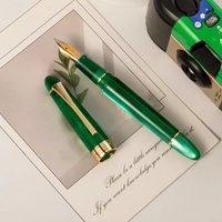 Kaigelu 356 Classic Torpedo Fountain Pen #6 35mm standard nib longknife Nib | Acrylic Body for Writing/Drawing/Office/Student