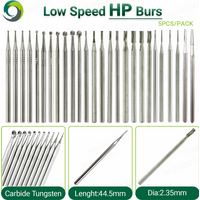 5Pcs Wave Dental Tungsten Carbide Bur HP Burs Surgical Dentistry Low Speed Drill Dia 2.35mm Dentist Materials