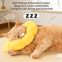 Sunflower Elizabethan Collar Soft Pet Cone For Cats Dogs Anti Licking Scratching Adjustable Easy Clean Protective Recovery Cone