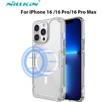 NILLKIN Magnetic Case For iPhone 16 Pro Max for iPhone 15 Pro Max NILLKIN Nature TPU Pro Case For iphone 14 Pro Transparent Case