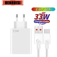 PD 33W USB Charger Fast Charging Type C Charger Cable Mobile Phone Charger For Iphone 14 Xiaomi 13 14 Ultra Samsung Wall Charger
