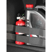 Car Trunk Storage Fixed Belt Nylon Fire Extinguisher Storage Fixing Belt Loop Strap Black Trunk Organizer Strap Car Accessories