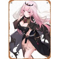 Anime Magic Poster figure poster metal tin sign Mori Calliope Hololive Wall Art-Aluminum