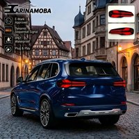 CARINAMOBA LCI 3D OLED-Style Voll-LED-Rückleuchten für BMW X5 G05 SUV 2019-2023 | Dynamisches Sequenzielles Bernsteinfarbenes Blinklicht DRL Rücklicht-Set | E-Mark ECE-geprüft | OBD Canbus