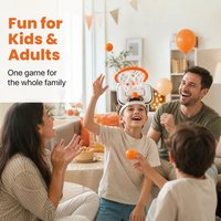 Funny Head Mounted Inflatable Basketball Ring Parent-Child Interactive Throwing Game Kids Garden Party Game Toy Gift