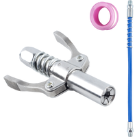 Grease Gun Coupler, 10000 PSI NPTI/8 Oil Pump Quick Release Grease Fitting Syringe, Lubrication Gun Nozzle, Car Auto Repair Tool