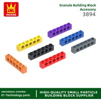 Wange 49Pcs/lot 3894 1x6 5Holes Thick Block Moc Color Accessories Compatible with Brick DIY Children's Toy Assembly Parts