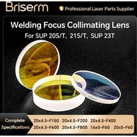 Laser Welding Focus Lens D20x4.5 F150 F200 F400 F600 F800 Dia20x3.5 F400 Laser Collimating Lens D16x5 F60 D20x5 for SUP 21T 23ST