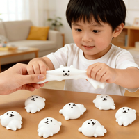 Soft Self deprecating Bear Squeeze Stress Relief Toy Pinch Small Nose Ga Slow Rebound Decompression Squishy Toys For Kid Gifts