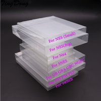 20pcs Transparent Game Box Protector Case CIB Games Clear Plastic PET For N64 GB GBA GBC SNES NES Switch for PS5 PS4 PS3 PS2