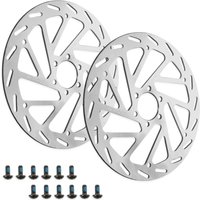 AliExpress NONE 180mm Bike Disc Brake Rotor with 6 Bolts, Bicycle Brakes Stainless Steel Rotors, Thickness 2.75mm, for E-Bike MTB and Most Bikes
