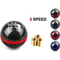 UNIVERSAL Mugen Carbon Fibre 5 Speed 6 Speed Gear Shift Knob Shifter For CivicType R Integra Prelude