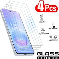 4Pcs Tempered Glass for Samsung Galaxy A57 A37 A27 A17 A07 4G 5G Screen Protectors Protective Glass Front Hd Cover Film Case