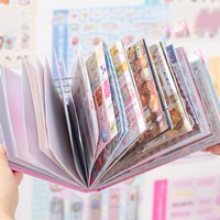 Mr. Paper,72 Sheets/bookCute Cartoon Good Mood Maker Cut Film Sticker Book StickersScrapbook Diary Decoration Stationery Sticker