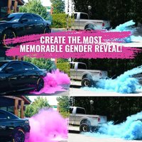 1Pounds Gender Reveal Powder Blue Pink Colored Powder for Gender Reveal Baby Shower Party Photoshoot Decor