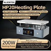 ALIENTEK HP20 Hot Plate Preheater MINI Heating Plate Soldering Station PD3.1 Digital Constant Temperature 350° Heating Tool 200W image 4