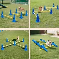 Adjustable Height Agility Training Cone Set, Outdoor Soccer Speed Obstacle Training Equipment