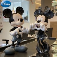 Disney Minnie Mickey Mouse Tide Play Hand-made Doll Engagement Wedding Cake Decoration Couple Gift children Doll