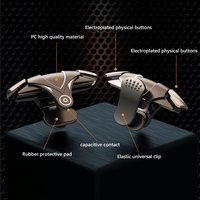 for PUBG Game Controller Gamepad Latency-Free Mobile Phone Game Trigger Aim Shooting Trigger Button for Ios Android Smart Phone