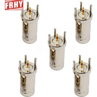 5PCS 50Ω BNC Female Q9 PCB Mount Solder Straight Connector Copper 4-Leg RF Coaxial Jack for CCTV Camera Signal Transmission