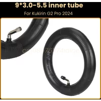 9×3.0-5.5 Thicken Inner Tubes Tyre For Kukirin G2 Pro 2024 Electric Scooters Nature Rubber Inner Tire 90° Tube Parts