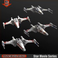 UCS Star Movie MOC Building Block Wing Fighter T-65 Technology Bricks DIY Assembly Collection Display Model Toys Xmas Gifts