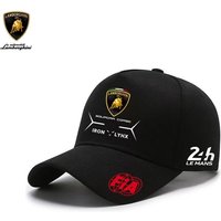 Lamborghini Outdoor Cycling Baseball Hat Fashion Sports Team Racing Duck Tongue Hat Four Seasons Sunshade Hat unisex