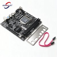 KONALET H61 Motherboard LGA1155 DDR3 Support Intel i3 i5 i7 2nd 3rd Gen USB2.0 SATA2 VGA HDMI Micro ATX Desktop Mainboard