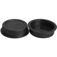 5Pcs Rear Lens Cap Plastic Dust Cover Lens Cover for Canon EF ES-S EOS Camera Lens