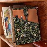 A5 Notebook Cover Personalized Journal Cover Vine Book Sleeve Book Bag Bookish Gift for Reader, Book Accessories, Book Protector