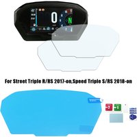 For Street Triple R/RS, Speed Triple S/RS 2018-2023 Motorcycle Cluster Scratch Screen Protection Film