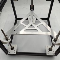 Upgrade Kit Salad Fork 180 3D Printer Heated Bed Frame Carriage bed Plate 6mm
