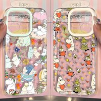 Cute Comics Moomins Phone Case For iPhone 17e 17 16e 15 14 13 12 11 Mini Pro Max X XR XSMax 7 8 Air Plus Transparent Back Cover