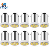 10PC BA9S LED Bulbs 12V 24V 6.3V 6V Led Light Bulbs T4W T11 Bulbs License Plate Lights 1895 1891 64111 Led Light 755 44 47 1893