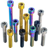 AliExpress TAIMEILI GR5 titanium alloy cylindrical head screw M6x12/25/30/35/40/50/60/65/70mm bicycle modification 1/4/8pcs