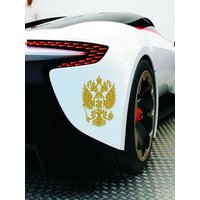 Automobile Decoration Coat of Arms of Russia Car Stickers Russian Federation Eagle Emblem for Car Styling Laptop Sticker