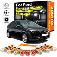 ZUORUI Canbus Car LED Interior Map Dome Trunk Light Kit For Ford Focus 2 3 MK2 MK3 Sedan Hatch 2000-2017 2018 Led Bulbs No Error