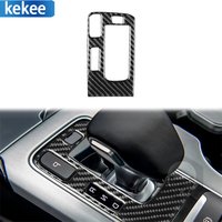 For Kia Stinger 2019-2023 Real Carbon Fiber Car Decoration Accessories Interior Sticker Shifter Panel Sticket