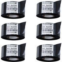 30mmx100m Black Hot Stamping Foil Thermal Transfer Ribbon Resin for Coder Printer Machine, Black Color Ribbon for Coding Machine