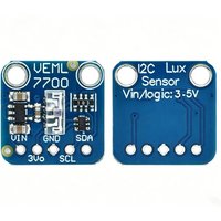 【C】1 Set 120k Lux Light Measuring Sensor Board VEML7700 Ambient Light Sensor Module 3.3V 5V I2C IIC Interface For Raspberry Pi