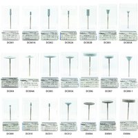 Diamond Ceramic Polisher Bur Diamond Stones and All-Ceramics Polishing Burs Grinder for Dental Lab Handpiece