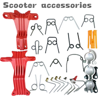 Free shipping Children Scooter accessories spring wheel screws axles scooter brake handgrips tires
