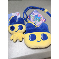 Bandai Co-Band Tamagotchi Happy Park Paradise Mini Bag Pet Pendant Cute Plush Toy For Girlsaccessories Stuffed Collectible Gifts