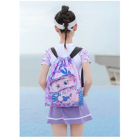 Children's Swimming Bag Dry-Wet Separation Waterproof Backpack For Swimming Beach Storage Sports Dual Shoulder Bag